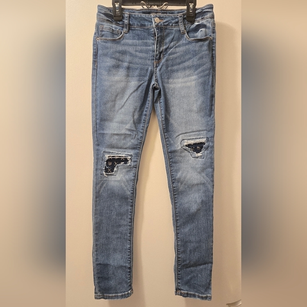 Imperial Star Distressed Blue Denim Jeans